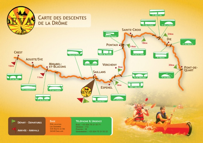 Carte de la Drôme
